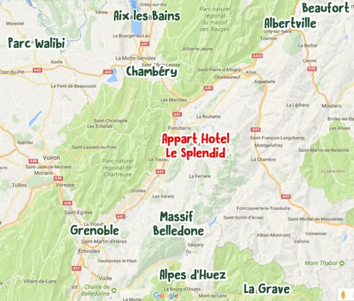 Carte des incontournables
